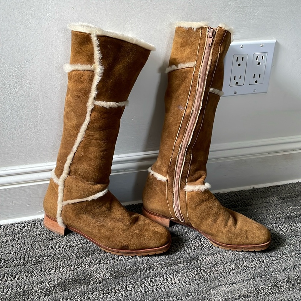 Ladies 'Vibram' Cluntius Shearling Boots, Sz, 7.5 by Manolo Blahnik. RRP $1500+